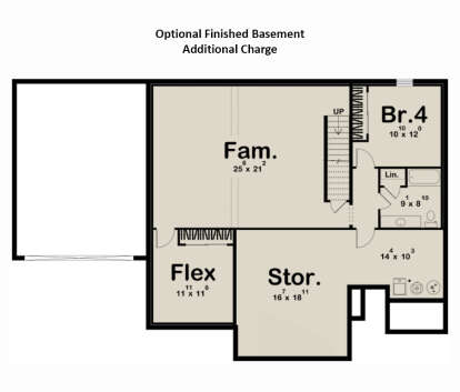 Basement for House Plan #963-01151