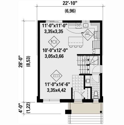 Main Floor  for House Plan #6146-00636