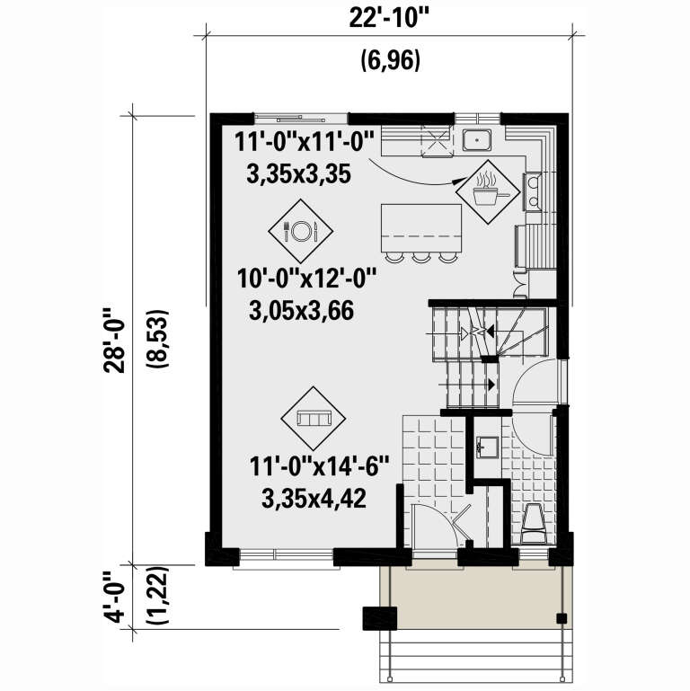 House Plan House Plan #33339 Drawing 1