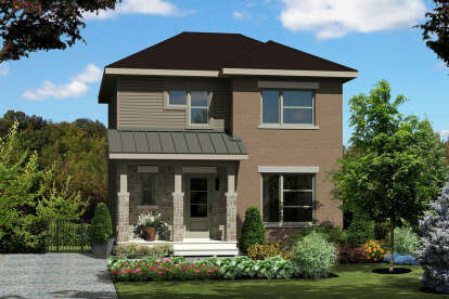 Traditional House Plan #6146-00637 Elevation Photo