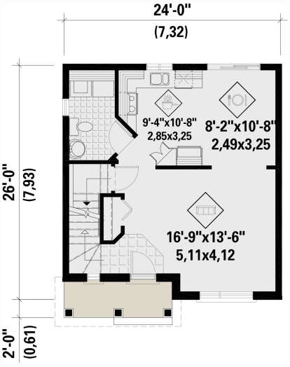 Main Floor  for House Plan #6146-00637
