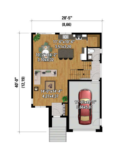 Main Floor  for House Plan #6146-00639