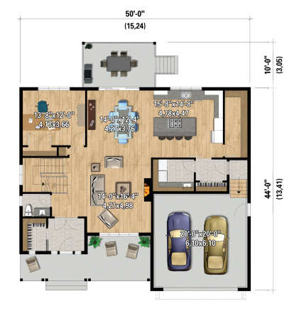 Main Floor  for House Plan #6146-00641
