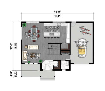 Main Floor  for House Plan #6146-00642