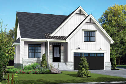Craftsman House Plan #6146-00649 Elevation Photo