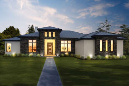 Contemporary House Plan #8314-00022 Elevation Photo