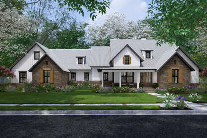 Modern Farmhouse House Plan #9401-00130 Elevation Photo