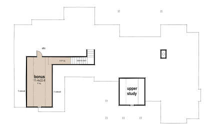 Bonus Room for House Plan #9401-00130