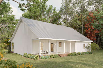 Modern Farmhouse House Plan #1776-00161 Elevation Photo