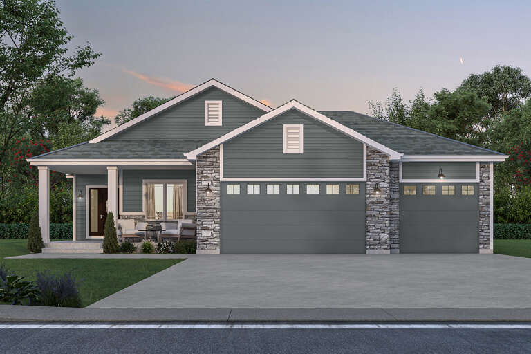 House Plan House Plan #33360 Front Elevation 