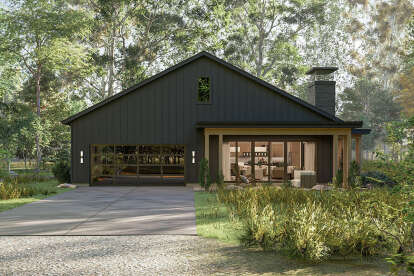 Barn House Plan #963-01152 Elevation Photo