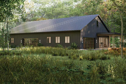 Barn House Plan #963-01152 Elevation Photo