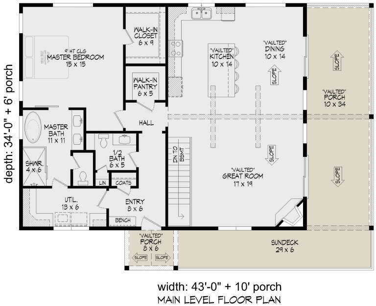 House Plan House Plan #33365 Drawing 1