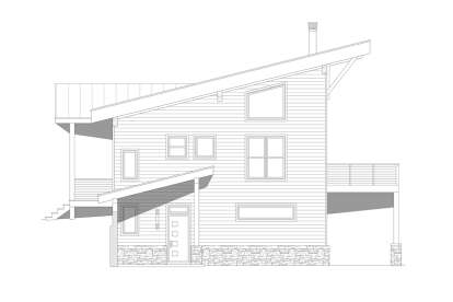 Modern House Plan #940-01308 Elevation Photo