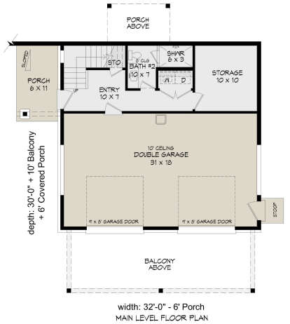 Lower Floor for House Plan #940-01308