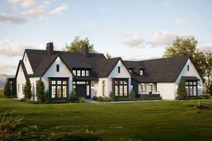 Modern Transitional House Plan #8937-00112 Elevation Photo