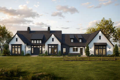 Modern Transitional House Plan #8937-00112 Elevation Photo