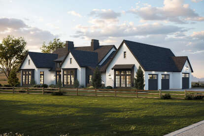 Modern Transitional House Plan #8937-00112 Elevation Photo