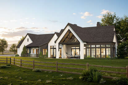 Modern Transitional House Plan #8937-00112 Elevation Photo