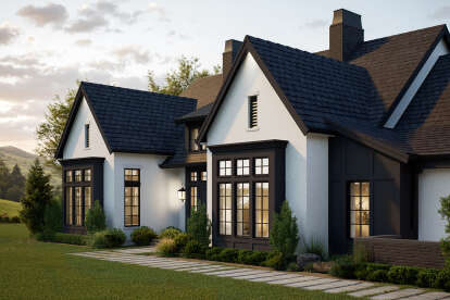 Modern Transitional House Plan #8937-00112 Elevation Photo
