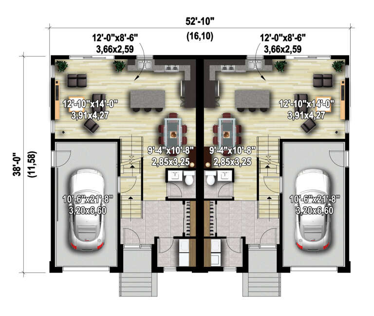 House Plan House Plan #33371 Drawing 1