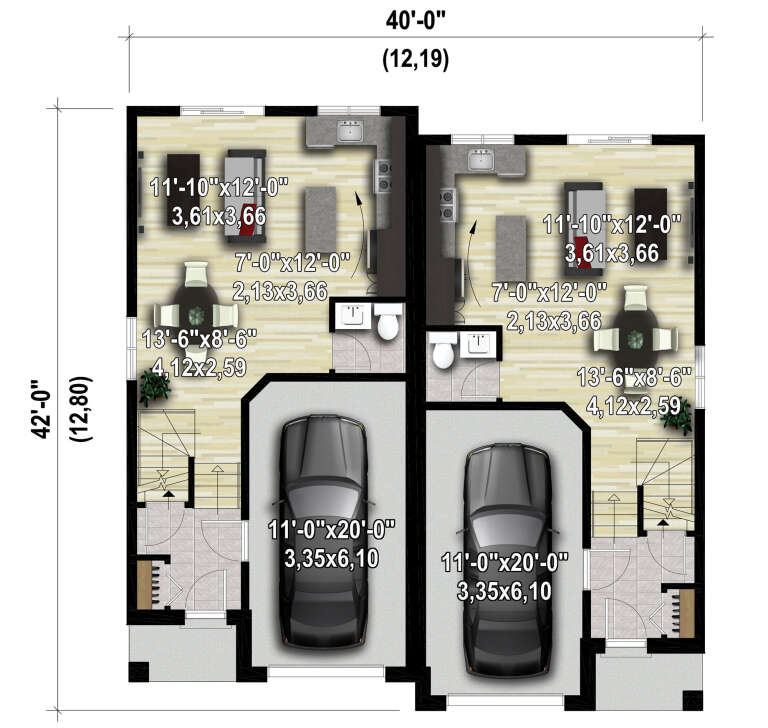 House Plan House Plan #33378 Drawing 1