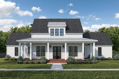 Modern Farmhouse House Plan #7516-00085 Elevation Photo