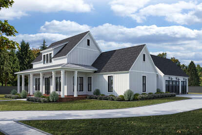 Modern Farmhouse House Plan #7516-00085 Elevation Photo