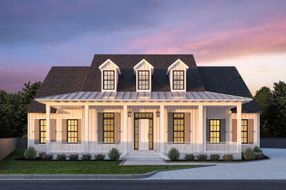 Modern Farmhouse House Plan #7516-00086 Elevation Photo