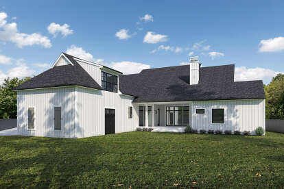 Modern Farmhouse House Plan #7516-00086 Elevation Photo