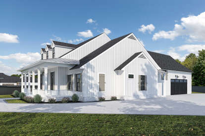Modern Farmhouse House Plan #7516-00086 Elevation Photo