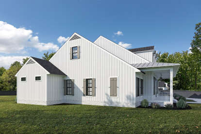 Modern Farmhouse House Plan #7516-00086 Elevation Photo