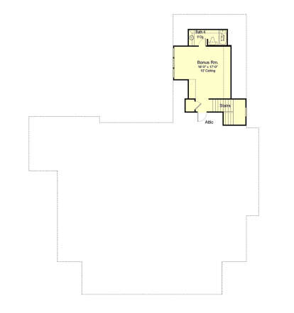Bonus Room for House Plan #7516-00086
