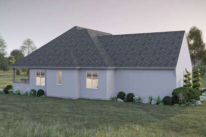 Modern Transitional House Plan #963-01153 Elevation Photo