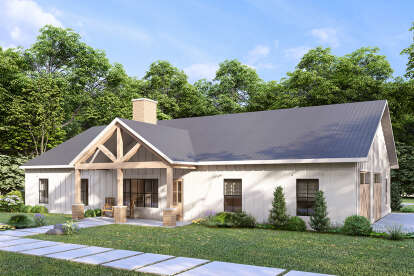 Barn House Plan #7568-00037 Elevation Photo
