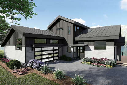 Modern House Plan #940-01311 Elevation Photo