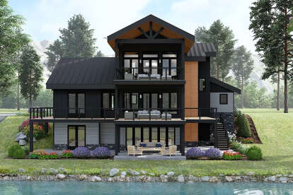 Modern House Plan #940-01311 Elevation Photo