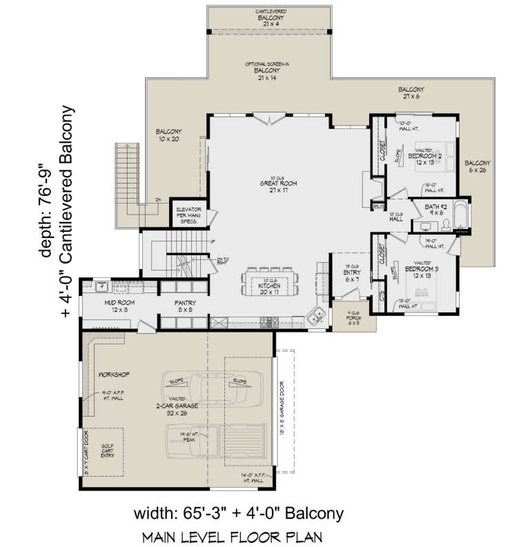 House Plan House Plan #33384 Drawing 1