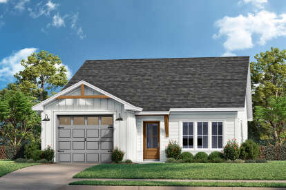 Modern Farmhouse House Plan #041-00392 Elevation Photo