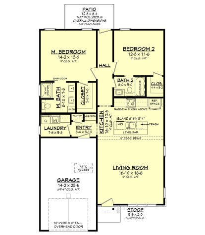 Main Floor  for House Plan #041-00392