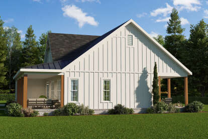 Modern Farmhouse House Plan #009-00449 Elevation Photo