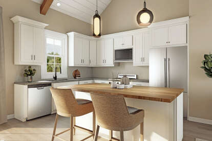 Modern Farmhouse House Plan #009-00449 Additional Photo