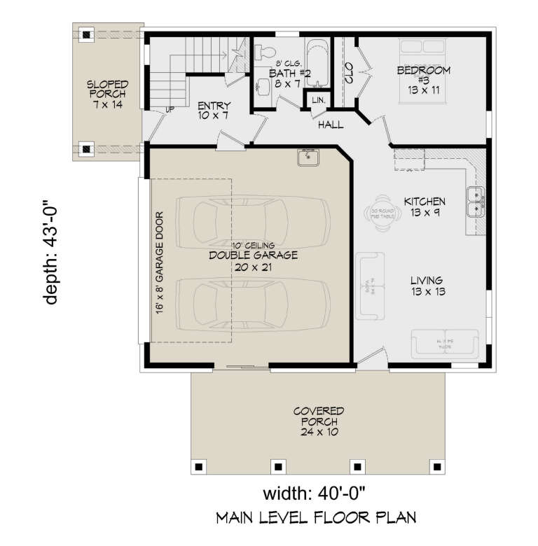 House Plan House Plan #33387 Drawing 1