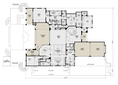 Main Floor for House Plan #5445-00548