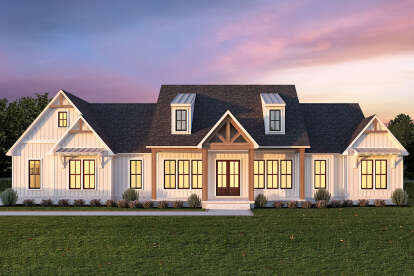 Modern Farmhouse House Plan #7516-00087 Elevation Photo