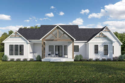Modern Farmhouse House Plan #7516-00087 Elevation Photo