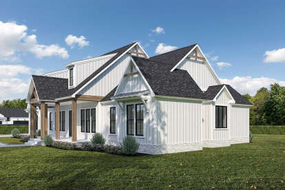 Modern Farmhouse House Plan #7516-00087 Elevation Photo