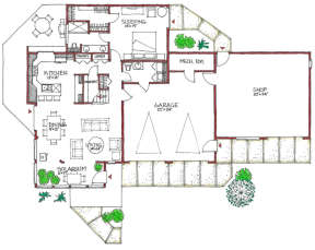 Floorplan 1 for House Plan #192-00025