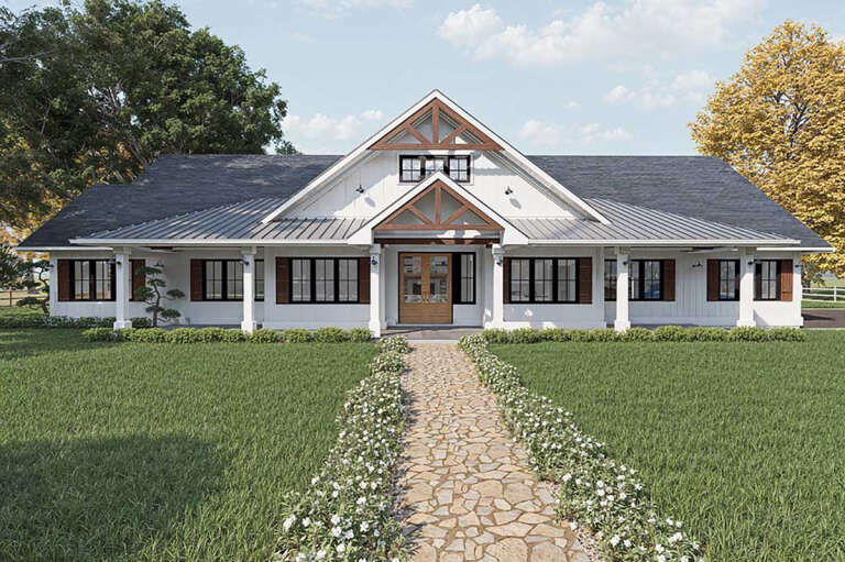 House Plan House Plan #33390 Front Elevation 
