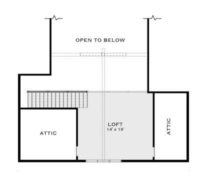 Loft for House Plan #5984-00030